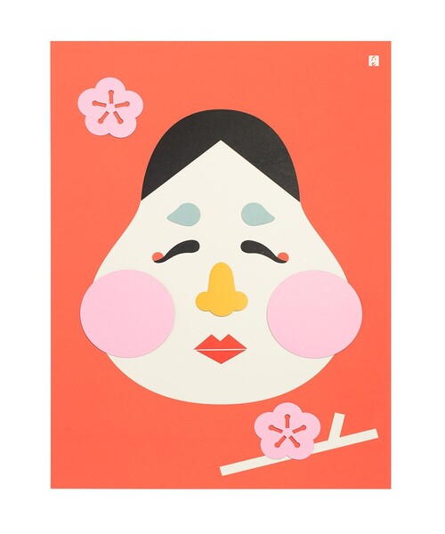 BEAMS JAPAN(ビームス ジャパン)の「京都烏丸六七堂 / 縁起物 福笑い(おもちゃ・レディース・レッド/ブルー・ONE SIZE)」の2枚目の写真