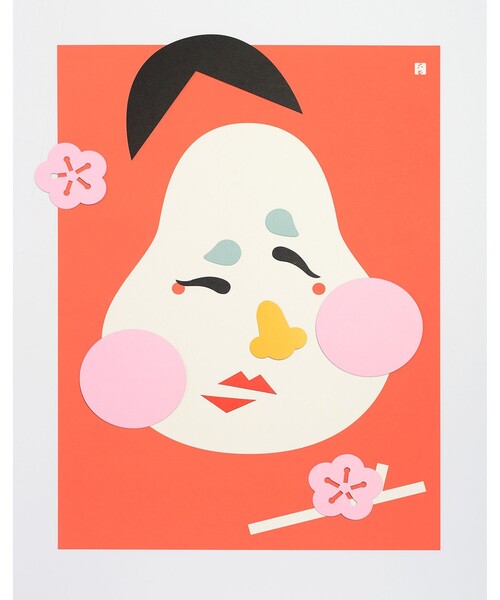 BEAMS JAPAN(ビームス ジャパン)の「京都烏丸六七堂 / 縁起物 福笑い(おもちゃ・レディース・レッド/ブルー・ONE SIZE)」の3枚目の写真