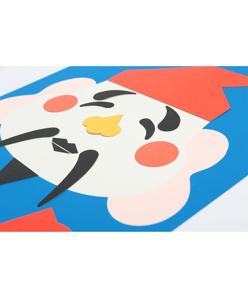 BEAMS JAPAN(ビームス ジャパン)の「京都烏丸六七堂 / 縁起物 福笑い(おもちゃ・レディース・レッド/ブルー・ONE SIZE)」の10枚目の写真