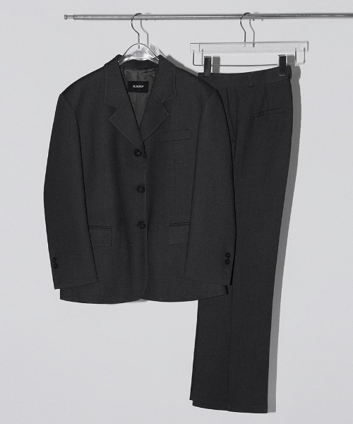 BLACKUP（ブラックアップ）の「[MADE] ドミニクA/Wワイドロングスラックス（スラックス・レディース・チャコール/ブラック・LARGE/MEDIUM/SMALL）」の12枚目の写真