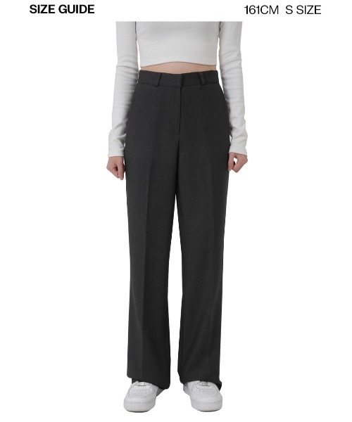 BLACKUP（ブラックアップ）の「[MADE] ドミニクA/Wワイドロングスラックス（スラックス・レディース・チャコール/ブラック・LARGE/MEDIUM/SMALL）」の13枚目の写真