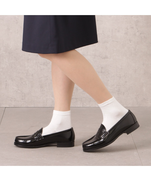 HARUTA（ハルタ）の「【HARUTA】 コインローファー（ローファー・レディース・ブラック/ブラウン・22.0cm/22.5cm/23.0cm/23.5cm/24.0cm/24.5cm/25.0cm/25.5cm）」の5枚目の写真