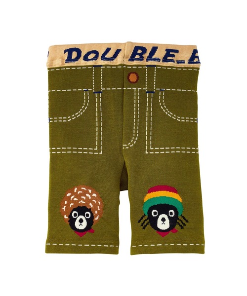 DOUBLE_B(ダブルビー)の「5分丈スパッツ(その他パンツ・キッズ・マルチ/カーキ/インディゴブルー・100cm/90cm/80cm)」の2枚目の写真