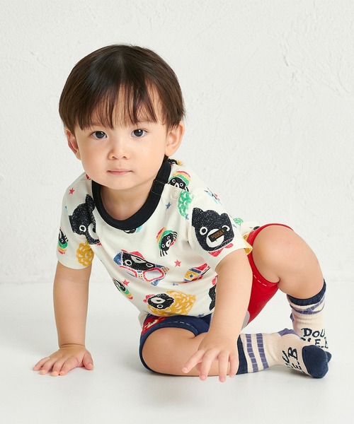 DOUBLE_B(ダブルビー)の「5分丈スパッツ(その他パンツ・キッズ・マルチ/カーキ/インディゴブルー・100cm/90cm/80cm)」の9枚目の写真