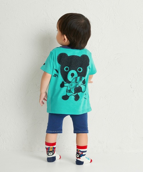 DOUBLE_B(ダブルビー)の「5分丈スパッツ(その他パンツ・キッズ・マルチ/カーキ/インディゴブルー・100cm/90cm/80cm)」の4枚目の写真