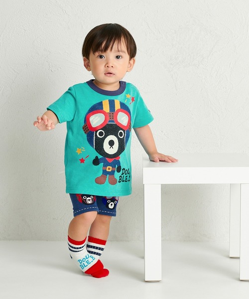 DOUBLE_B(ダブルビー)の「5分丈スパッツ(その他パンツ・キッズ・マルチ/カーキ/インディゴブルー・100cm/90cm/80cm)」の6枚目の写真