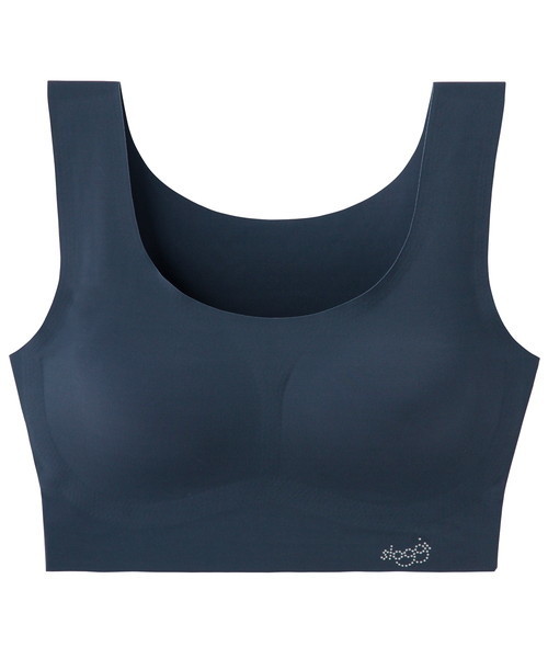 Sloggi(スロギー)の「【CM放映中!】スロギーゼロフィール カップ付きハーフトップ【S/M/Lサイズ】sloggi G016 N-Top(ブラ)」|ネイビー