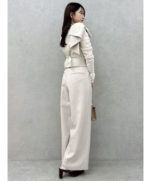 dazzlin（ダズリン）の「アシメウエストセミウエストパンツ（その他パンツ・レディース・グレー/ベージュ・SMALL/MEDIUM）」の11枚目の写真