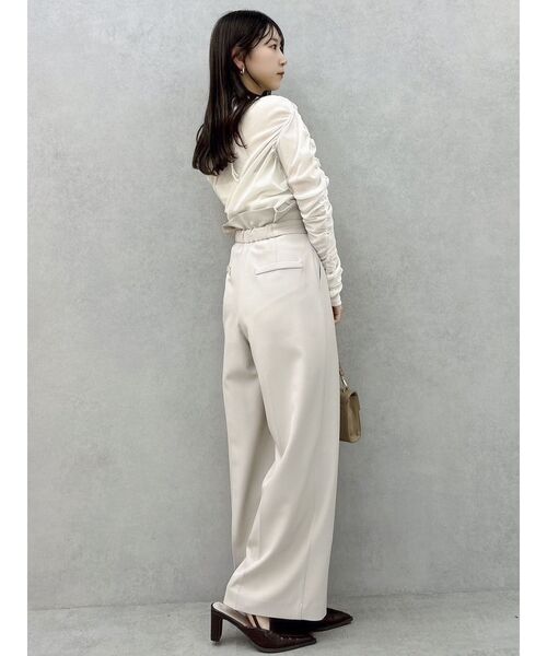 dazzlin（ダズリン）の「アシメウエストセミウエストパンツ（その他パンツ・レディース・グレー/ベージュ・SMALL/MEDIUM）」の6枚目の写真