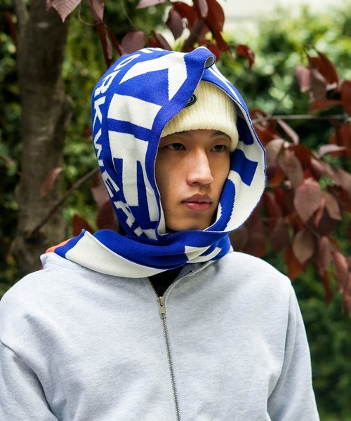 Dickies（ディッキーズ）の「【DICKIES/ディッキーズ】ジャカード3ラインロゴマフラー（マフラー・メンズ・ブルー/ブラック/ブラウン・FREE）」の10枚目の写真