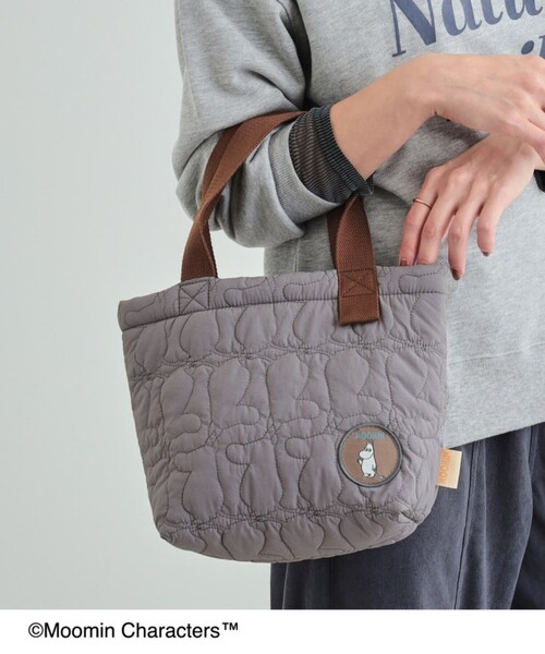 SHOO・LA・RUE（シューラルー）の「【ムーミン】コラボ キルティングランチトートバッグ（トートバッグ・レディース・ライトブルー/グレー/ピンク系・00）」の4枚目の写真