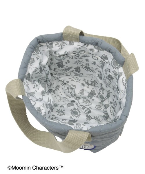 SHOO・LA・RUE（シューラルー）の「【ムーミン】コラボ キルティングランチトートバッグ（トートバッグ・レディース・ライトブルー/グレー/ピンク系・00）」の10枚目の写真