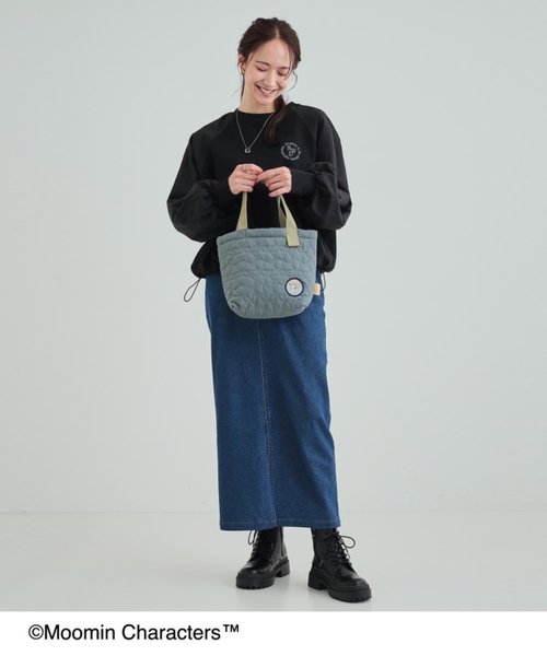 SHOO・LA・RUE（シューラルー）の「【ムーミン】コラボ キルティングランチトートバッグ（トートバッグ・レディース・ライトブルー/グレー/ピンク系・00）」の19枚目の写真