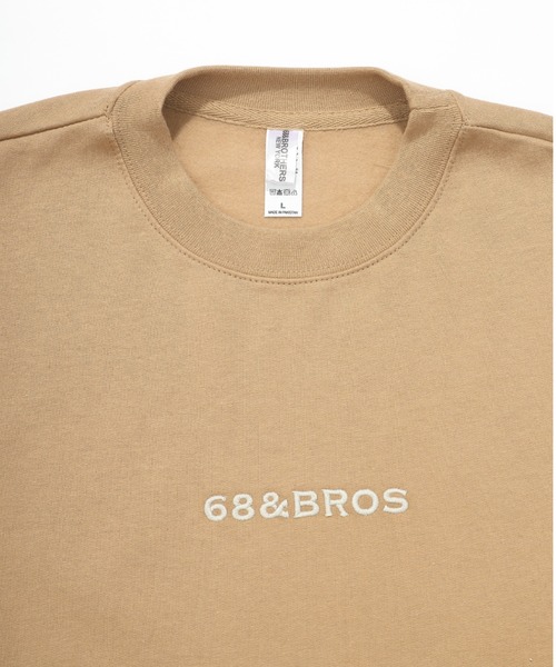 68&brothers（シックスティエイトアンドブラザーズ）の「68&BROTHERS シックスティーエイトアンドブラザーズ / emb "STANDARD" Crew Sweat（スウェット・メンズ・アクア/ヘザーグレー・LARGE/X-LARGE/MEDIUM）」の4枚目の写真