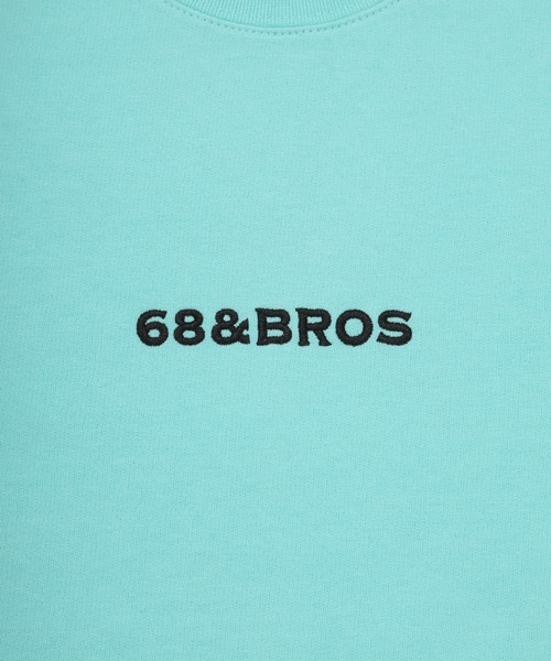 68&brothers（シックスティエイトアンドブラザーズ）の「68&BROTHERS シックスティーエイトアンドブラザーズ / emb "STANDARD" Crew Sweat（スウェット・メンズ・アクア/ヘザーグレー・LARGE/X-LARGE/MEDIUM）」の10枚目の写真