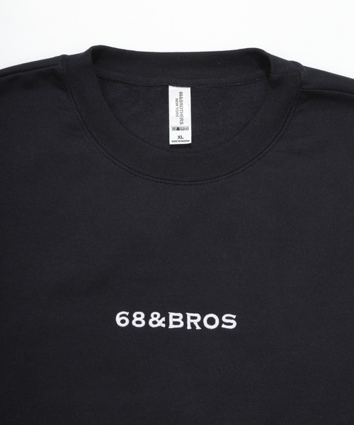 68&brothers（シックスティエイトアンドブラザーズ）の「68&BROTHERS シックスティーエイトアンドブラザーズ / emb "STANDARD" Crew Sweat（スウェット・メンズ・アクア/ヘザーグレー・LARGE/X-LARGE/MEDIUM）」の19枚目の写真