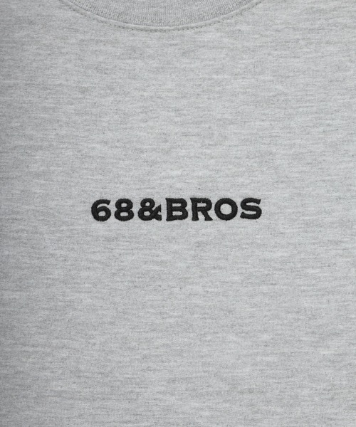 68&brothers（シックスティエイトアンドブラザーズ）の「68&BROTHERS シックスティーエイトアンドブラザーズ / emb "STANDARD" Crew Sweat（スウェット・メンズ・アクア/ヘザーグレー・LARGE/X-LARGE/MEDIUM）」の15枚目の写真