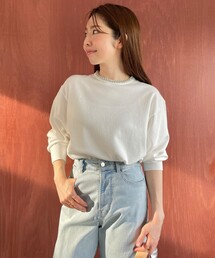 ネックビジュー ニット