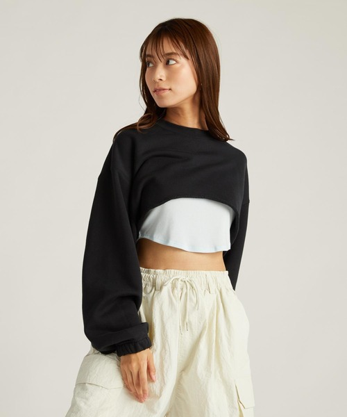 NIKE（ナイキ）の「ナイキ スポーツウェア ウィメンズ オーバーサイズド フレンチテリー シュラッグ / Nike Sportswear Women's Oversized French Terry Shrug FV7510-010 Black（その他トップス・レディース・ブラック・S/M/L/2XL/XL/XS）」の9枚目の写真