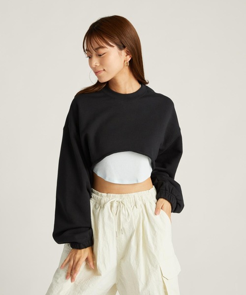 NIKE（ナイキ）の「ナイキ スポーツウェア ウィメンズ オーバーサイズド フレンチテリー シュラッグ / Nike Sportswear Women's Oversized French Terry Shrug FV7510-010 Black（その他トップス・レディース・ブラック・S/M/L/2XL/XL/XS）」の10枚目の写真