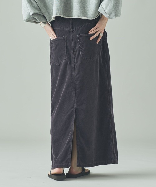 Curensology（カレンソロジー）の「Curensology(カレンソロジー)/＜&RC＞アンティークコールタイトスカート（スカート・レディース・ブラウン/ネイビー・36/38）」の21枚目の写真