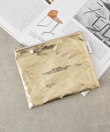Actually | キャンバス箔プリントポーチ(ポーチ)