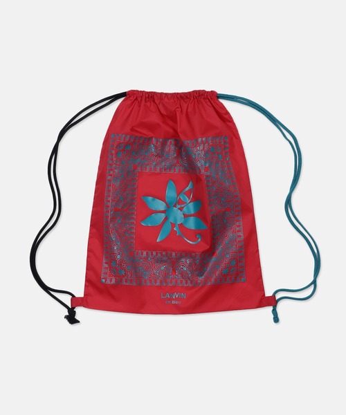 LANVIN en Bleu（ランバンオンブルー）の「【LANVIN en Bleu ESSENTIAL】BABIN / "マルグリット” ジムサック（エコバッグ/サブバッグ・メンズ・ネイビー/イエロー/ライトグリーン/チェリーレッド/レッド・FREE）」の4枚目の写真