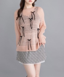 Millor TOKYO（ミラートーキョー）の「ランダムリボンシアーニット（ニット/セーター）」