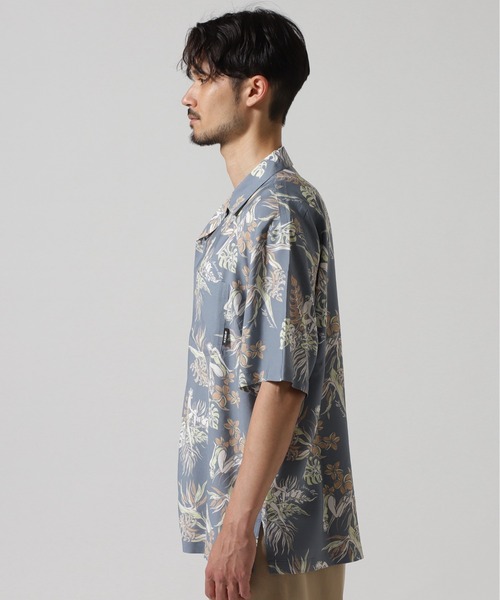 AVIREX(アヴィレックス)の「ALOHA SHIRT "TROPICAL GIRL" / アロハシャツ "トロピカルガール" / AVIREX / アヴィレックス(シャツ/ブラウス・メンズ・ブラック/サックスブルー・MEDIUM/LARGE/X-LARGE/XX-LARGE)」の10枚目の写真