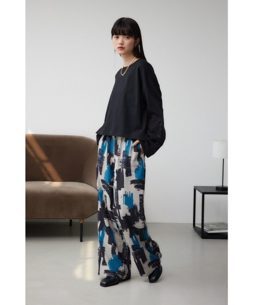 AZUL by moussy（アズールバイマウジー）の「パッチポケットイージーパンツ（スラックス・レディース・ブラック系その他/グレー系その他・SMALL/MEDIUM）」の16枚目の写真