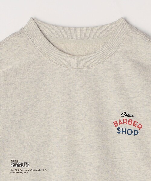 SHIPS any: SNOOPY コラボ カルチャー グラフィック バック プリント スウェット<KIDS>◇（スウェット）｜PEANUTS（ピーナッツ）