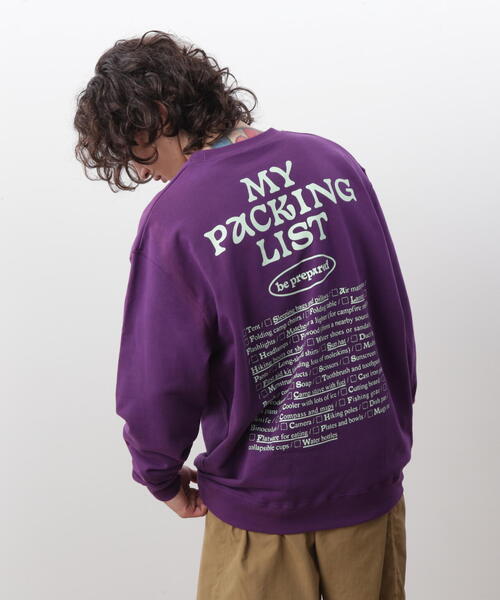 MANASTASH(マナスタッシュ)の「MANASTASH/マナスタッシュ CREW SWEAT BE PREPARED クルースウェット ビープリペア(スウェット・メンズ・その他3/その他5/パープル・L/M/S/XL)」の21枚目の写真