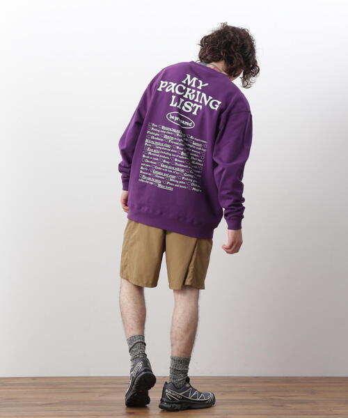 MANASTASH(マナスタッシュ)の「MANASTASH/マナスタッシュ CREW SWEAT BE PREPARED クルースウェット ビープリペア(スウェット・メンズ・その他3/その他5/パープル・L/M/S/XL)」の22枚目の写真