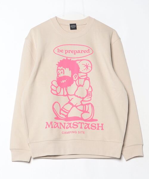 MANASTASH(マナスタッシュ)の「MANASTASH/マナスタッシュ CREW SWEAT BE PREPARED クルースウェット ビープリペア(スウェット・メンズ・その他3/その他5/パープル・L/M/S/XL)」の4枚目の写真