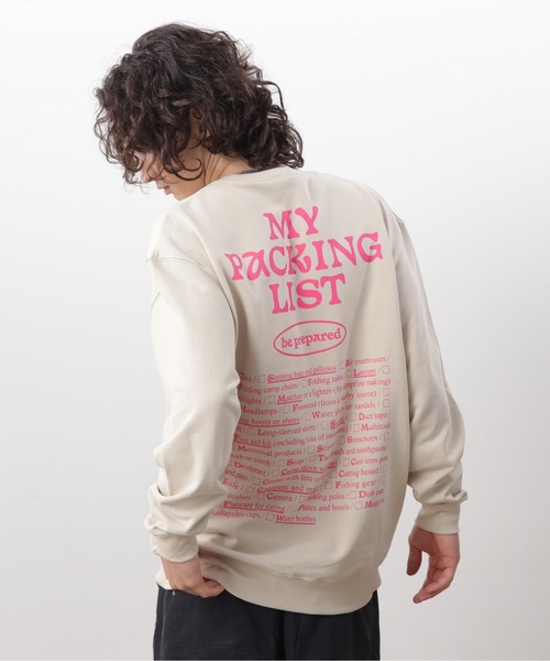 MANASTASH(マナスタッシュ)の「MANASTASH/マナスタッシュ CREW SWEAT BE PREPARED クルースウェット ビープリペア(スウェット・メンズ・その他3/その他5/パープル・L/M/S/XL)」の6枚目の写真