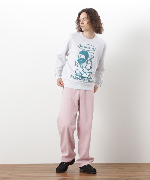 MANASTASH(マナスタッシュ)の「MANASTASH/マナスタッシュ CREW SWEAT BE PREPARED クルースウェット ビープリペア(スウェット・メンズ・その他3/その他5/パープル・L/M/S/XL)」の12枚目の写真