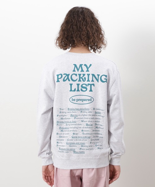 MANASTASH(マナスタッシュ)の「MANASTASH/マナスタッシュ CREW SWEAT BE PREPARED クルースウェット ビープリペア(スウェット・メンズ・その他3/その他5/パープル・L/M/S/XL)」の15枚目の写真