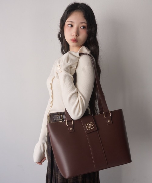 2wayA4ロゴベルトバッグ（トートバッグ）｜mellowneon（メロウネオン