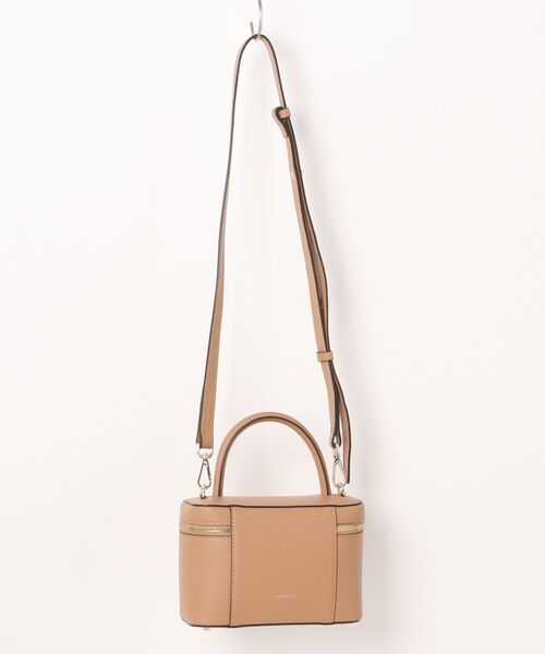 LORISTELLA(ロリステッラ)の「【LORISTELLA】スクエアシェイプレザーハンドバッグ(Q56507)(ハンドバッグ・レディース・ダークベージュ/アイボリー・ALL)」の12枚目の写真