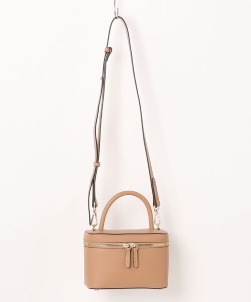 LORISTELLA(ロリステッラ)の「【LORISTELLA】スクエアシェイプレザーハンドバッグ(Q56507)(ハンドバッグ・レディース・ダークベージュ/アイボリー・ALL)」の16枚目の写真