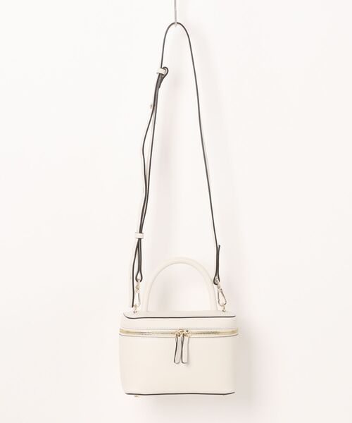 LORISTELLA(ロリステッラ)の「【LORISTELLA】スクエアシェイプレザーハンドバッグ(Q56507)(ハンドバッグ・レディース・ダークベージュ/アイボリー・ALL)」の17枚目の写真