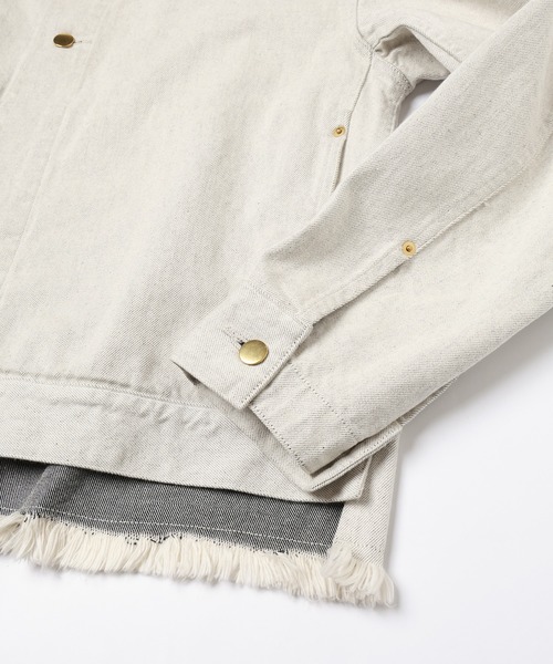 CULLNI（クルニ）の「Bow Tie Denim Jacket（デニムジャケット・メンズ・ネイビー/ダークネイビー/アイボリー/ブラック/ブルー・0/2/1）」の14枚目の写真