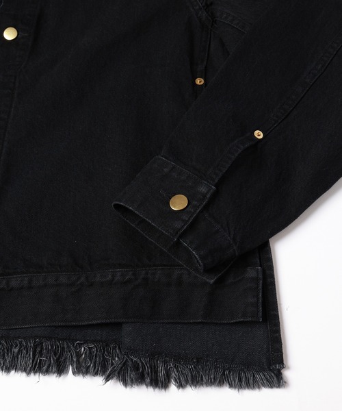 CULLNI（クルニ）の「Bow Tie Denim Jacket（デニムジャケット・メンズ・ネイビー/ダークネイビー/アイボリー/ブラック/ブルー・0/2/1）」の21枚目の写真