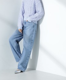 ✧美品【アッパーハイツ】ハイライズワイドデニムパンツ25 ブルー upper hights(アッパーハイツ)｜THE LAZY NIECE ハイライズ