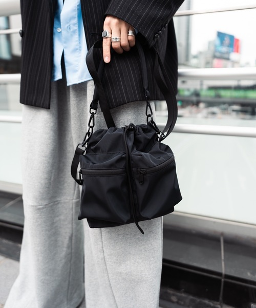 ショルダーバッグ chiiiibag  kinchaku cii ショルダーバッグ 「UNISEX」KINCHAKU SHOULDER BAG / スエード