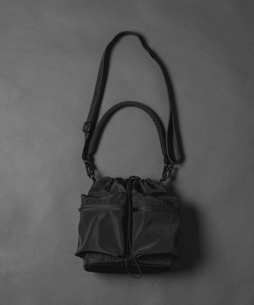 ショルダーバッグ chiiiibag Mesh Kinchaku / BLAKC KINCHAKU