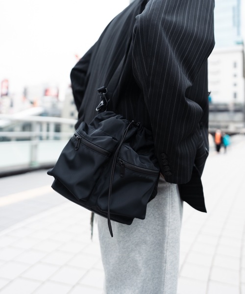 ショルダーバッグ chiiiibag Mesh Kinchaku / BLAKC KINCHAKU