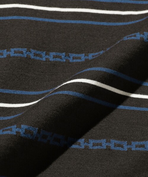 BEAMS PLUS（ビームスプラス）の「ジャカード ストライプ ポケット Tシャツ（Tシャツ/カットソー・メンズ・オリーブ/ブラウン/ベージュ・L/M/XL/S）」の14枚目の写真