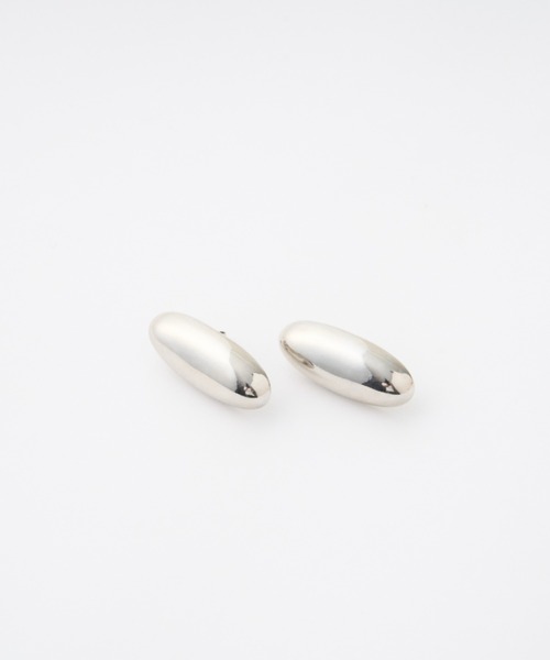 CIAOPANIC TYPY（チャオパニックティピー）の「【2025年S/S新作】lilメタルオーバルピアス（ピアス（両耳用）・レディース・シルバー/ゴールド・ONE SIZE）」の8枚目の写真