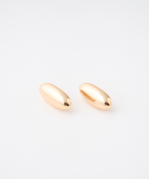 CIAOPANIC TYPY（チャオパニックティピー）の「【2025年S/S新作】lilメタルオーバルピアス（ピアス（両耳用）・レディース・シルバー/ゴールド・ONE SIZE）」の10枚目の写真